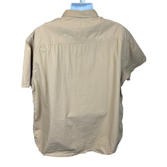 Steve's Jeans button down shirt, size 3X, short sleeves, pockets, 100% cotton - Picture 4 of 7